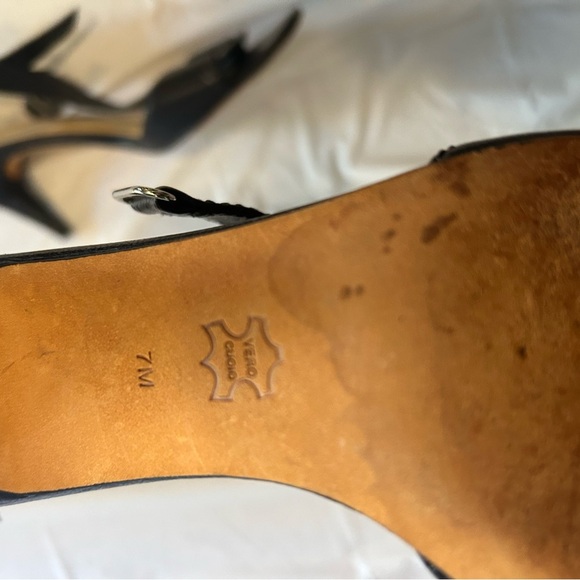Pre owned…Mia Spiga black leather sandal size 7M - Picture 5 of 6